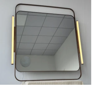 High Quality Rectangle Decorative Wall Mirror With Shelves Wholesale Home Decor Bathroom DINGJU Mirror