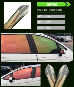 Wego Factory Price Chameleon Film 2mil Thickness Colorful Window Film High Quality