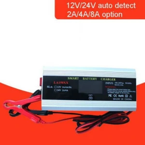 12V 24V 2A 4A 8A lead acid battery charger multi-output