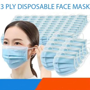 3 Ply Disposable Face Mask | Face Mask Supplier | Surgical Face Masks with Ear Loops