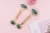 Import Jade Roller new design, Pink Color Jade Roller Facil Massager with wooden handle, new item from China