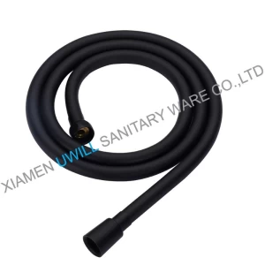 matt black PVC shower hose