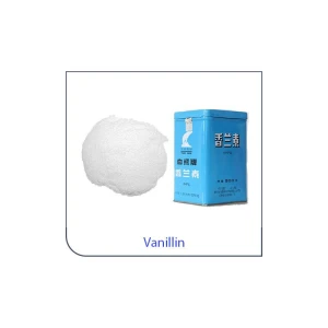 Food additives vanillin powder and vanilla powder