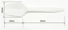 Disposable White Plastic Spoon   PP Food Grade Spoon Wholesale
