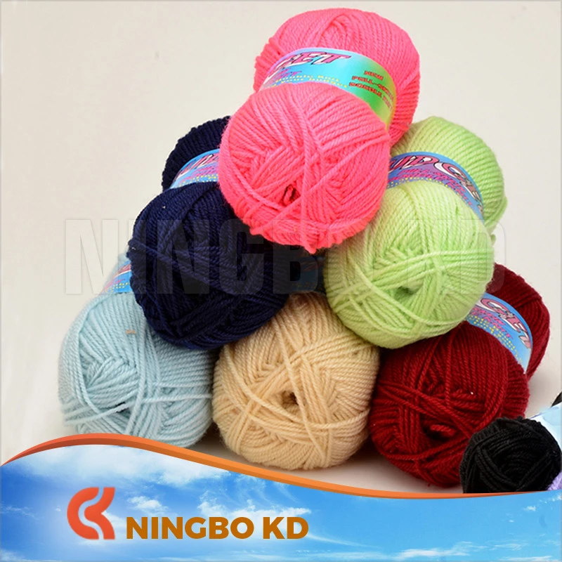 100% Acrylic Yarn for Hand Knitting 7s/3