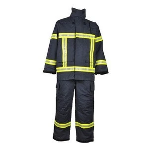 100% Cotton Fabric Fire Retardant Fireman Uniform