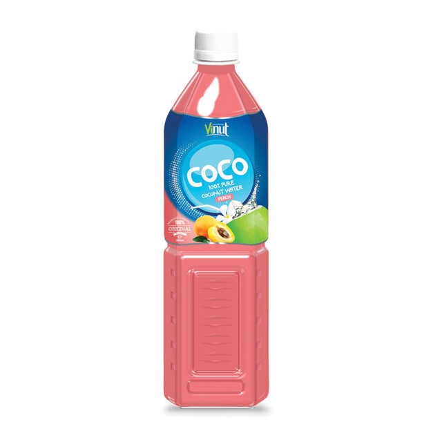 100 PET Bottle Pure Coconut water with Peach flavour Suppliers Vietnam