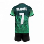 100% Polyester Custom Men Sublimation Soccer Team Wear