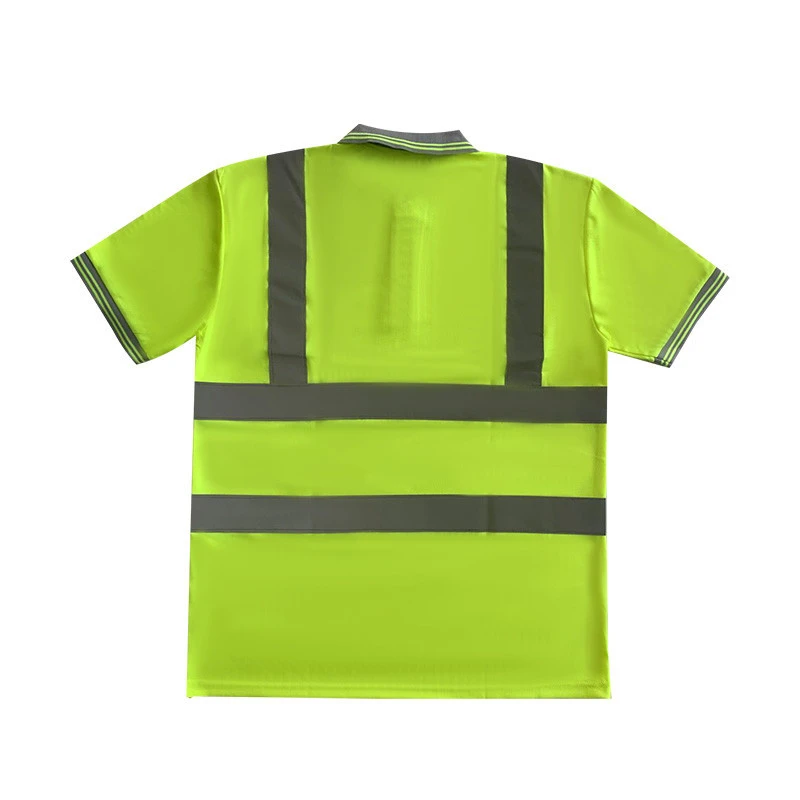 100% polyester knitted wholesale reflective bike clothing long sleeve safety shirts utility vest