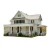 Import 100m2 house plan 2 storey house prefab 3 bedroom house from China