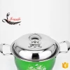 10PCS kitchen item apple casserole pot set surgical steel cookware