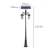 Import 10W 2.8M Double Arm Outdoor Landscape Pathway Patio Garden Led Solar Street Light With Pole from China