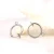 Import 11-15mm stainless steel raw color non-piercing spring earring with jump ring brass hoop earring from China
