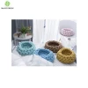 12 colors stock 100% COTTON SEAMLESS D2-3cm machine washable roving yarn filled tube hand knit pet accessories plaid house bed