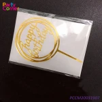 120 Design Bridal Shower Anniversary Party Supplies Happy Birthday Wedding Acrylic Cake Topper