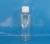 Import 120ml transparent PET shampoo bottle with flip top cap rectangle plastic bottle for cosmetic from China