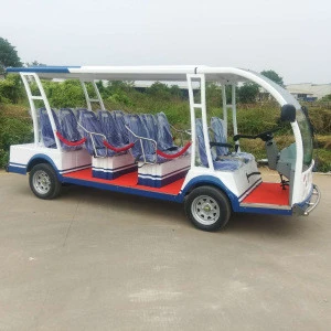 14 passenger New electric tour car best price sightseeing car