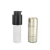Import 15m,l 30ml 50ml double wall gold acrylic airless bottle black twist pump cap cosmetic empty bottles from China