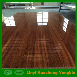 17mm High glossy moisture resist UV coated mdf board for kitchen cabinet