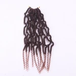 18inch 24strands T30 color crochet bomb spring passion twist glance faux dreadlocks synthetic hair loc extensions