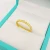 Import 18K Gold Genuine Finger Ring Factory Manufacturer wholesale 18K Real Gold Fashion Women Finger Ring Jewelry from China