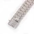 Import 18mm men big prong gold diamond cuban link bracelet silver jewelry personalized watch chain from China