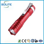 1AA torch Super Bright LED Aluminum Flashlight Lamp light mini Torch with clip