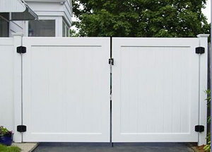 1m 100% Vinyl PVC Fencing Trellis Gates /Doors For Home Garden