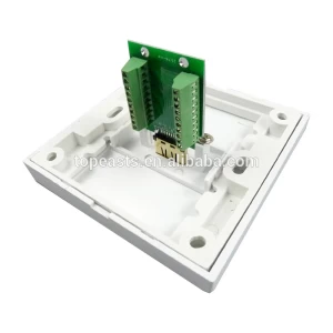 2 rows in wire-free solder line version 1.4 HDMI female-female panel socket wall plug wall plate 86 * 86mm