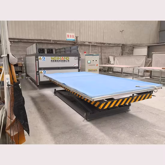 2 Trays Glass Lamination Furnace Land Glass Tempering Furnace for Tempered Glass Making Production Line