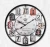 Import 20 inch big digital retro round metal  specialty wall clock from China
