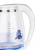 Import 2.0 Liter Blue LED Light Electrical Glass Electric Water Kettle With CE/CB/GS Certificate from China
