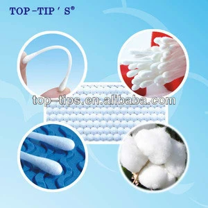 200pcs plastic Cotton Buds/Cotton Tips in Round Can