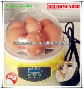 2013 popular mini fully automatic chicken incubator 7 eggs