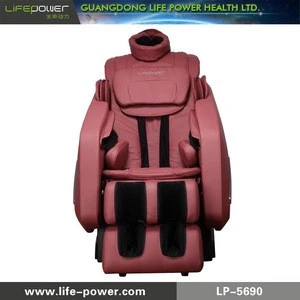 2015 J shape Super long lead rail zero gravity life power massage chair
