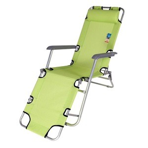 2016 new hot Steel Balanced folding reclining beach chair folding deckchair with pillow sun lounger zero gravity chair DF-10-16