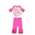 Import 2018 best selling unicorn dress top and icing shorts wholesale children&#039;s boutique clothing set for baby girl from China
