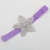 Import 2018 New Spring rhinestone star shape elastic hair ribbon for kids from China