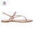 Import 2018 New Strappy Design Fashion Flat Summer Shoe Sandals for Women from China