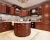 Import 2018 OUYI solid wood kitchen furniture from China