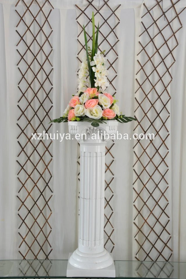 2018 plastic romantic column crystal pillar plastic walkway stand wedding decoration &amp; event party centerpiece