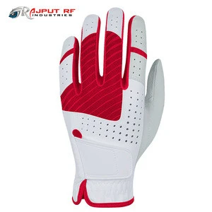 2018 Red Color High Quality Men Golf Gloves