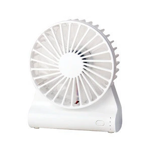 2018 Summer USB stand rechargable fan with light for travel