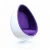 Import 2019 Modern Living Room Design Fiberglass Swivel Egg Ball Pod Chair from China