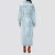 Import 2019 Wholesale Guangzhou factory OEM Custom logo Belted Denim Trench Coat women long denim coat. from China