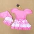 Import 2019 wholesale spring and summer giggle moon remake girls ruffle boutique clothing from China