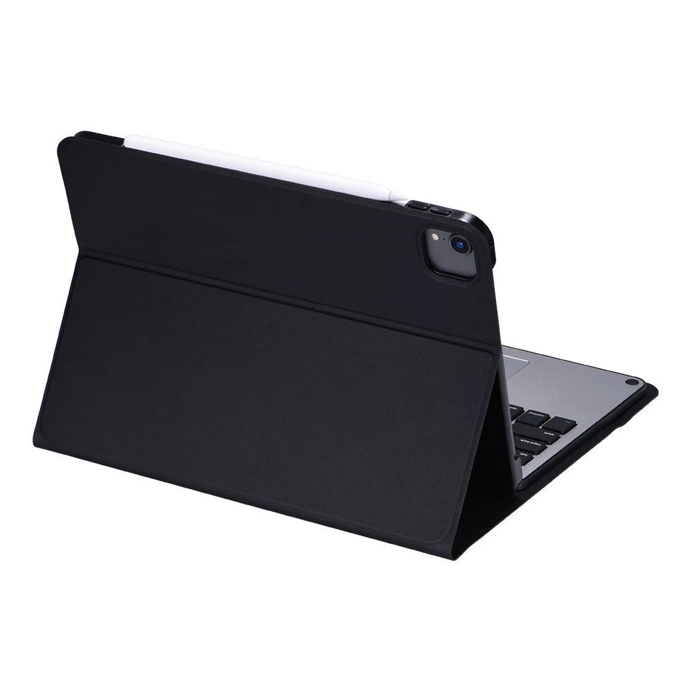 2020 Bluti-in Pencil Holder Wireless Keyboard Case for iPad Pro 11 Bluetooth Keyboard Tablet Cover