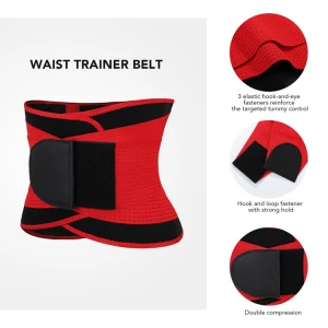 2020 Custom Tummy Control Reflective Fitness Sport Women Neoprene Waist Trainer Slimming