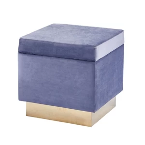 2020 Hot sale home furniture wholesale foldable storage ottoman stool footstool