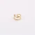 Import 2020 INS Fashion Stainless Steel US7 US8 Gold Plated Double layered Irregular Geometric Opening Finger Ring from China
